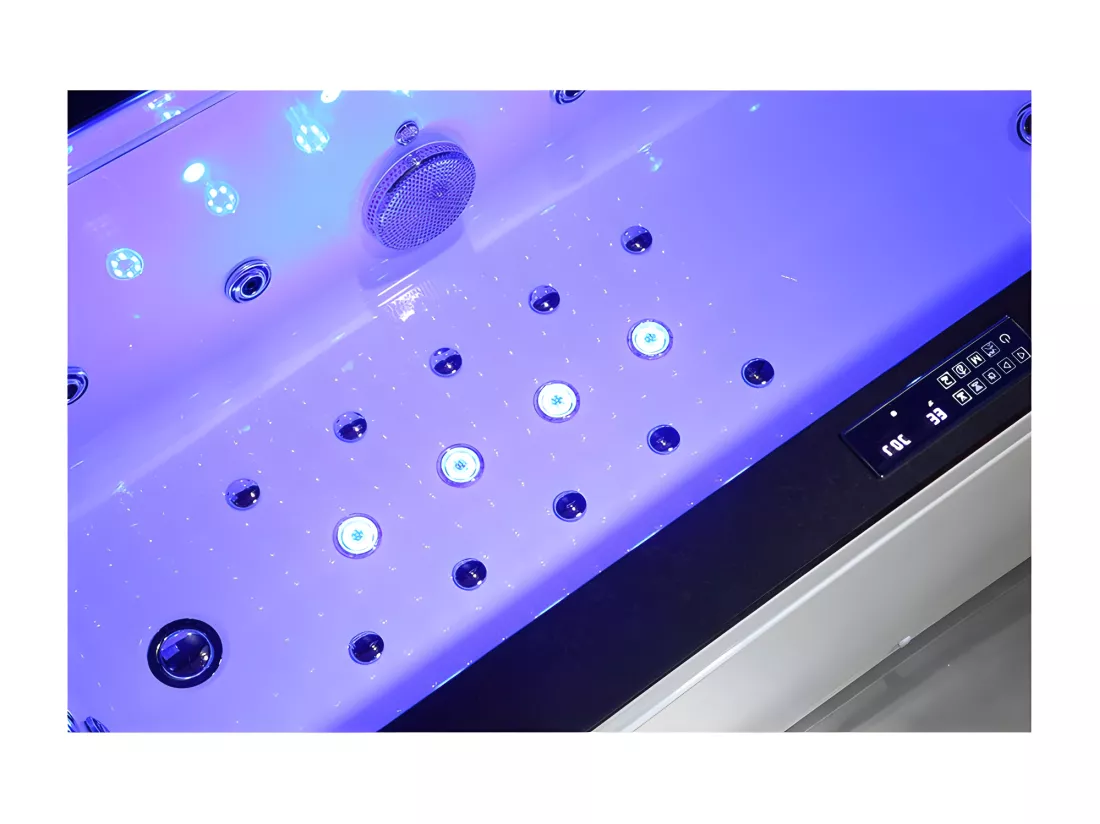 Baignoire balneo Lord Solo1 place ZELAND® 170x75 - GAUCHE