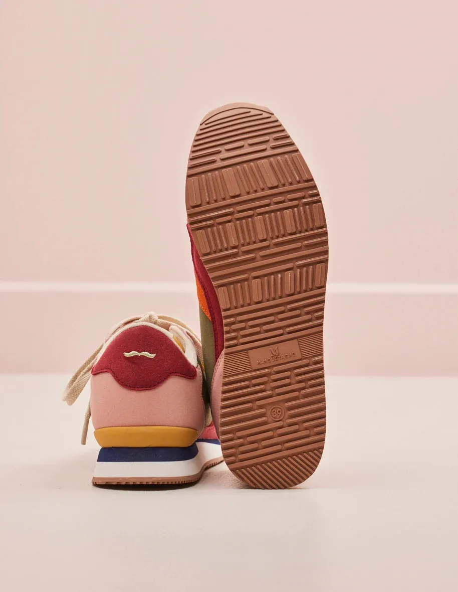 Baskets basses Andrée M.Moustache