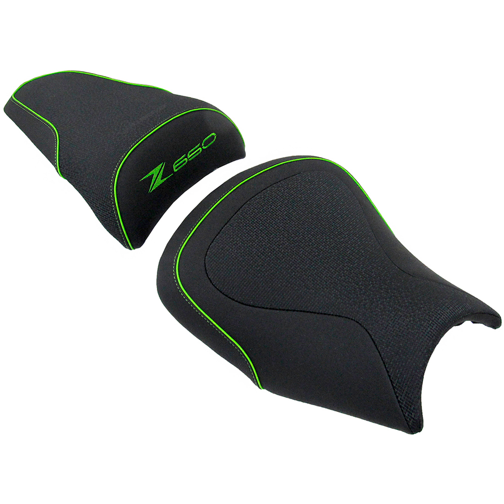 Bagster - Selle Ready Kawasaki Z650 (2020) Noir / Vert fluo