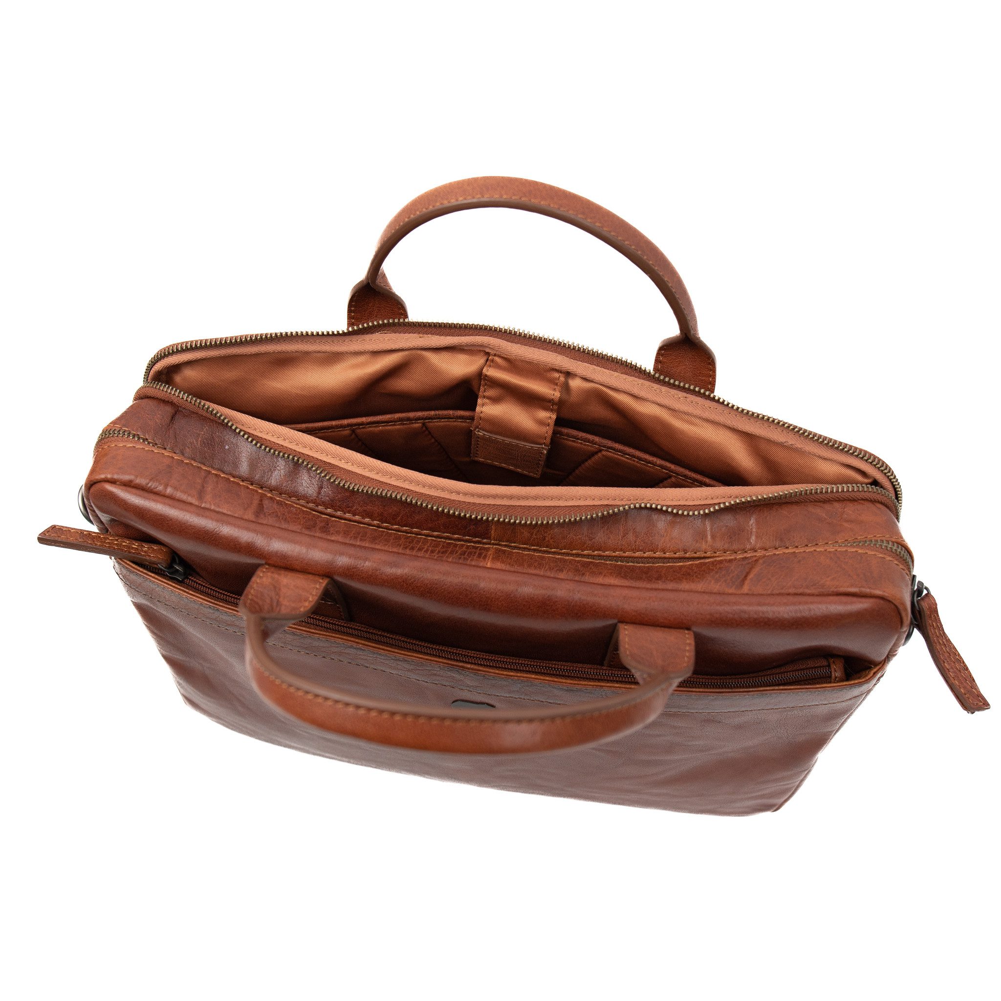 Bear Design Andora Laptoptas Quinn 17,3 inch Cognac AD43108