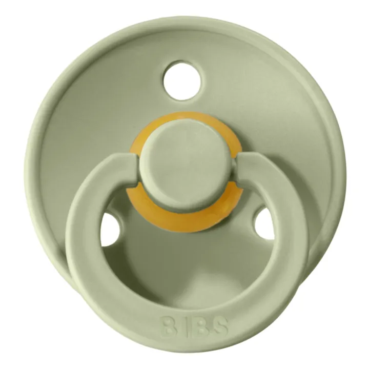 Bibs Tétines en caoutchouc naturel - Set de 2 | Vert amande