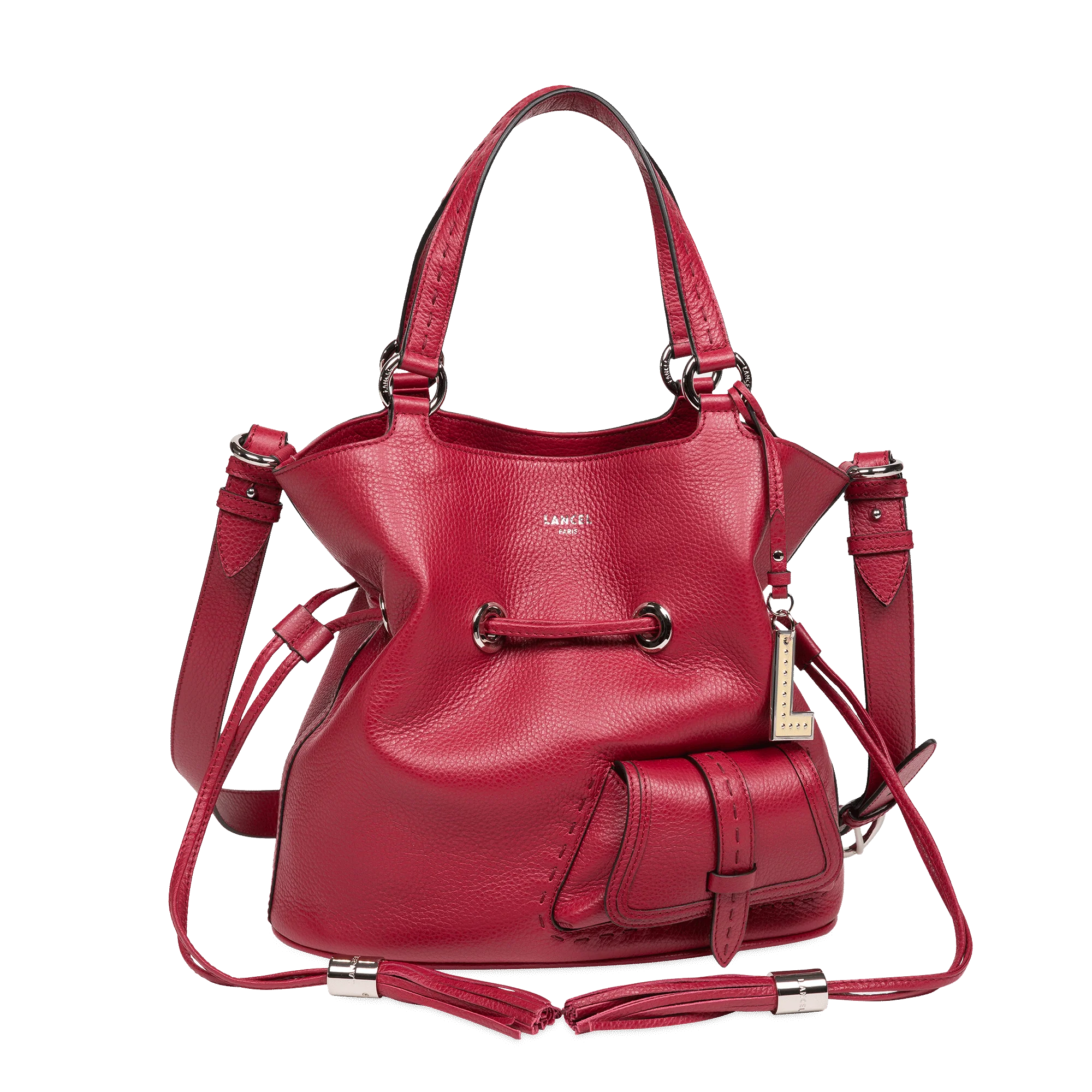 Sac seau Premier Flirt de Lancel-Carmin