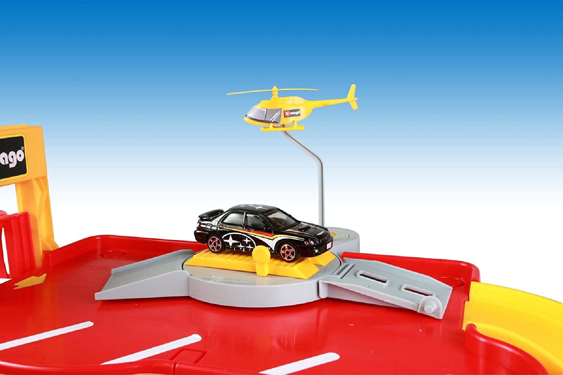 Bburago 18-30025 - Spielset - Street Fire Parkgarage Spielgarage Parkhaus Spielzeugautos