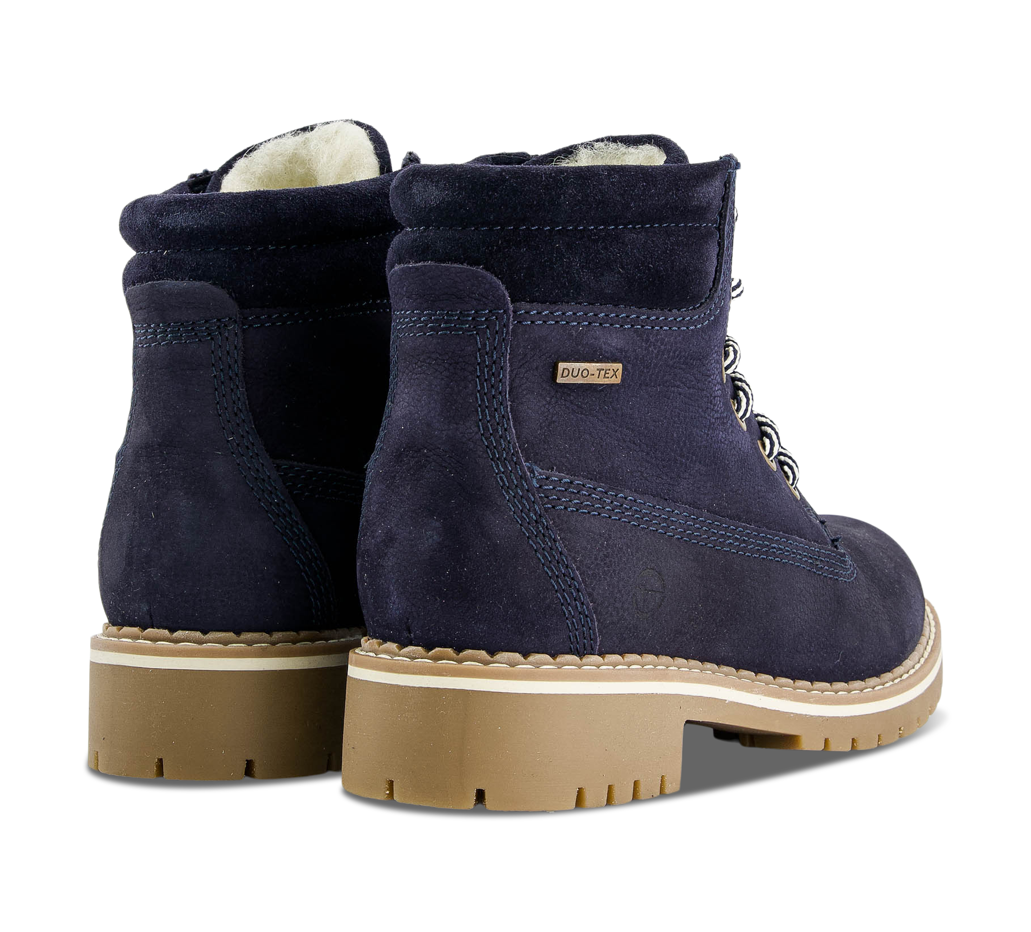 Tamaris Schnürstiefel blau