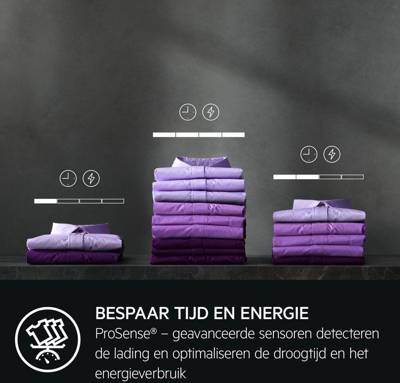 AEG TR979M8CS - Wasdroger - Wit - Warmtepompdroger - 9kg