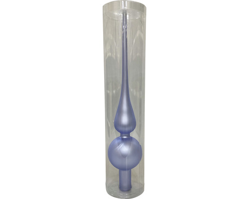 Glazen boomtopper Lafiora lila mat