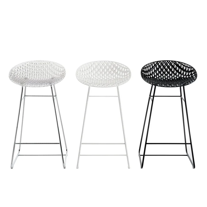 Kartell - Smatrik Barstuhl, verchromt / crystal