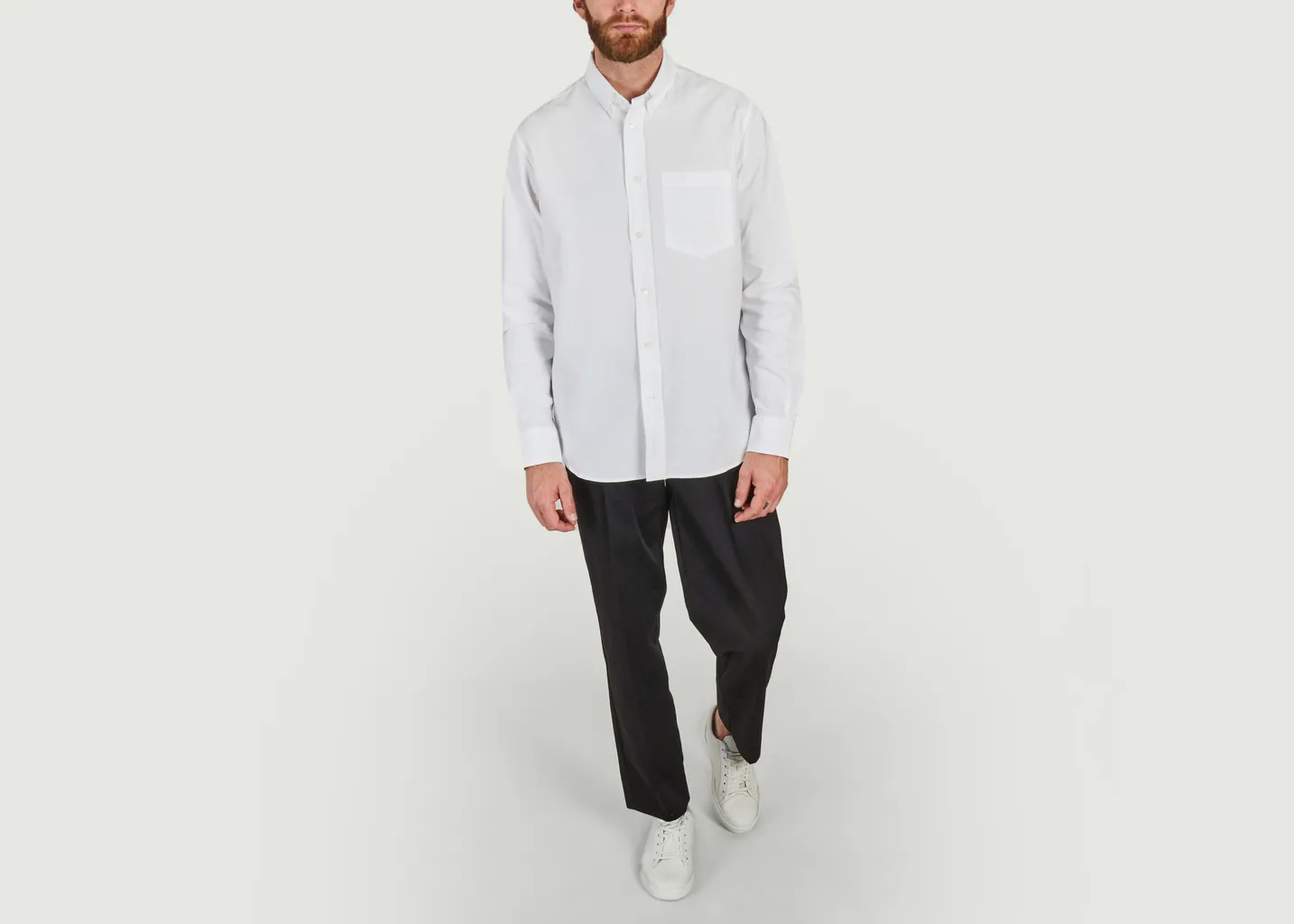 Chemise Algot Oxford Monogram Norse Projects