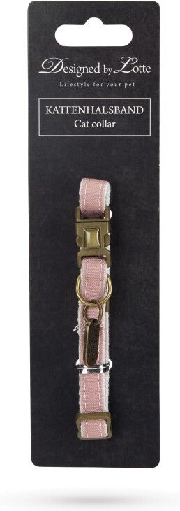 Designed by Lotte kattenhalsband Virante roze 20-30 cm