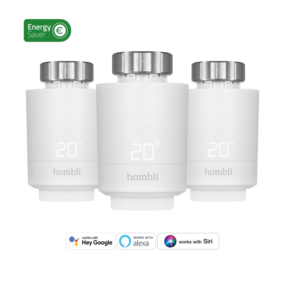 Hombli - Smart Radiator Termostat Udvidelsespakke (2+1)