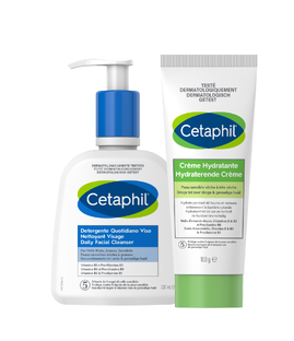 Cetaphil Daily Facial Cleanser   Hydraterende Crème Combi 2ST