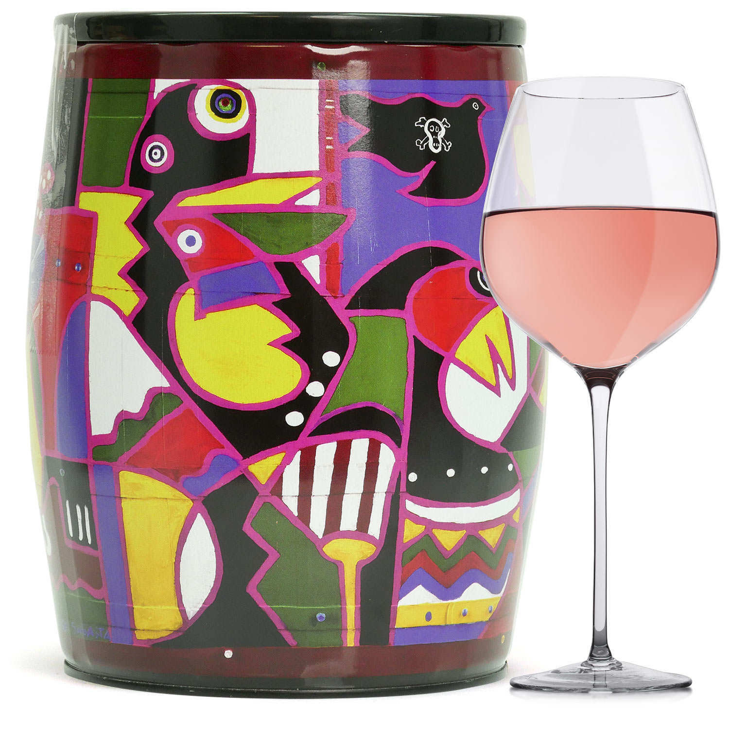 Bib'Art Paco Sagasta vin rosé Le Benjamin de Puech Haut