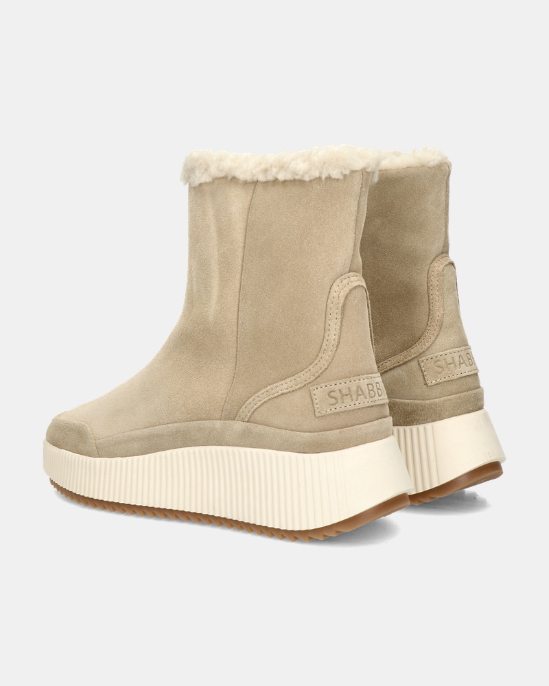 Shabbies Amsterdam Chavi Gevoerde boots  - beige
