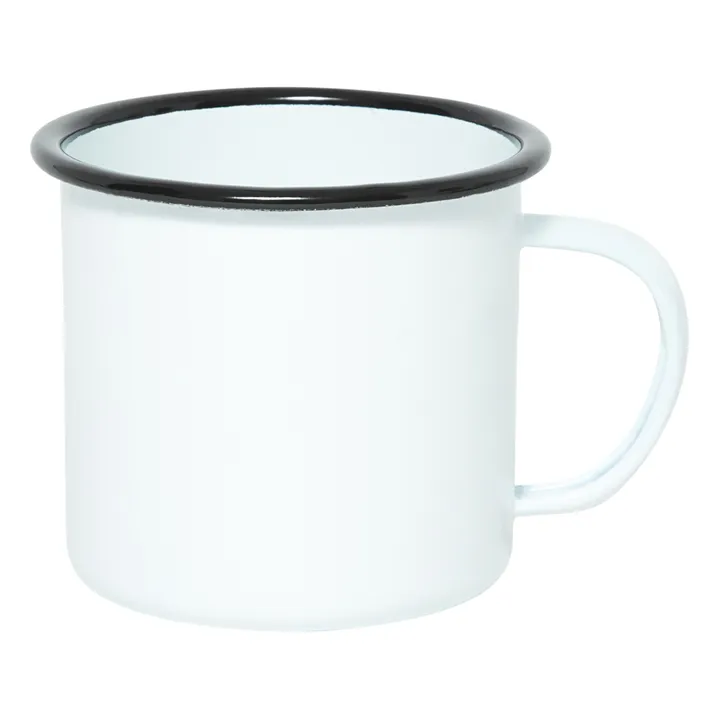 Zangra Tasse en émail | Blanc