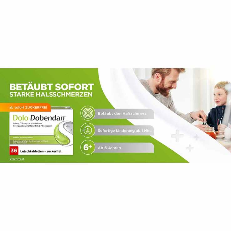 Dolo-Dobendan 1,4 mg / 10 mg Lutschtabletten, 48 St