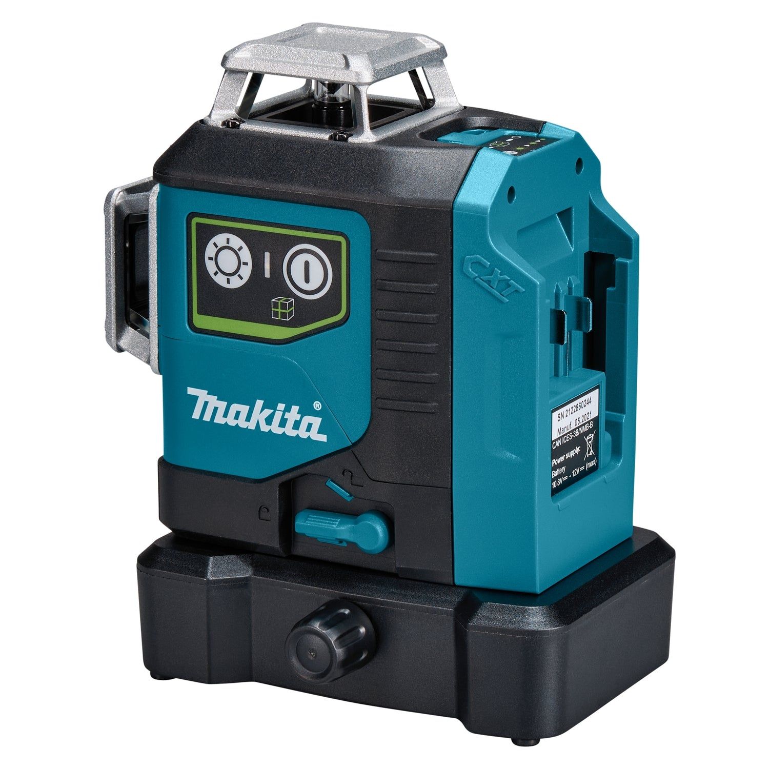 Makita SK700GDX Accu Kruislijnlaser 12V Max 4,0Ah groen 3x 360°