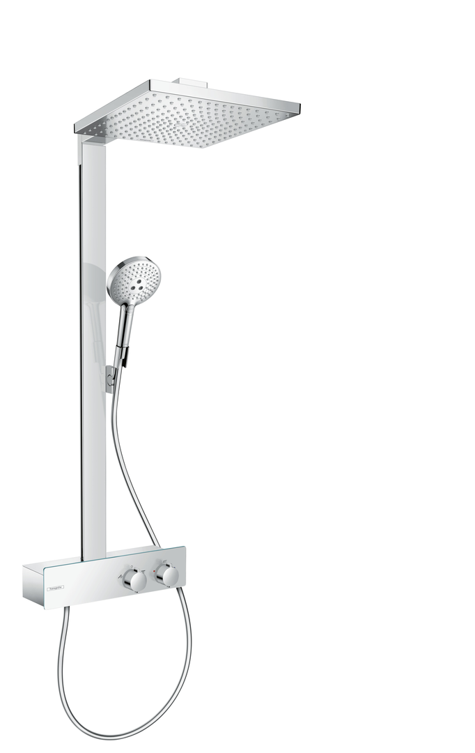 Hansgrohe Raindance E opbouw regendouche met thermostaat 35cm waterbesparend chroom