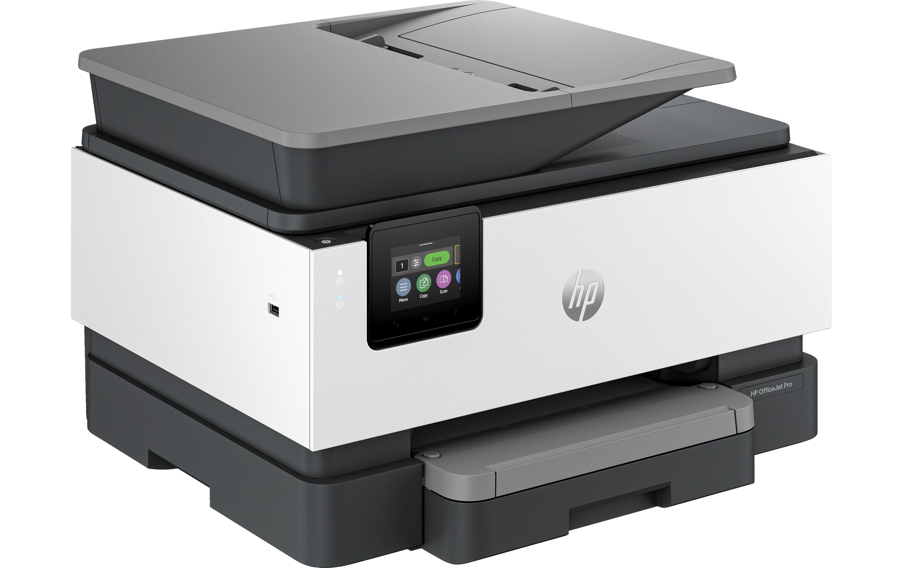 Multifunktionsdrucker OfficeJet Pro 9122e All-in-One<br>4-in-1 Multifunktionsdrucker zum Drucken, Scannen, Kopieren und Faxen mit praktischer ADF für 35 Blatt sowie HP Plus mit vielen zusätzlichen Services