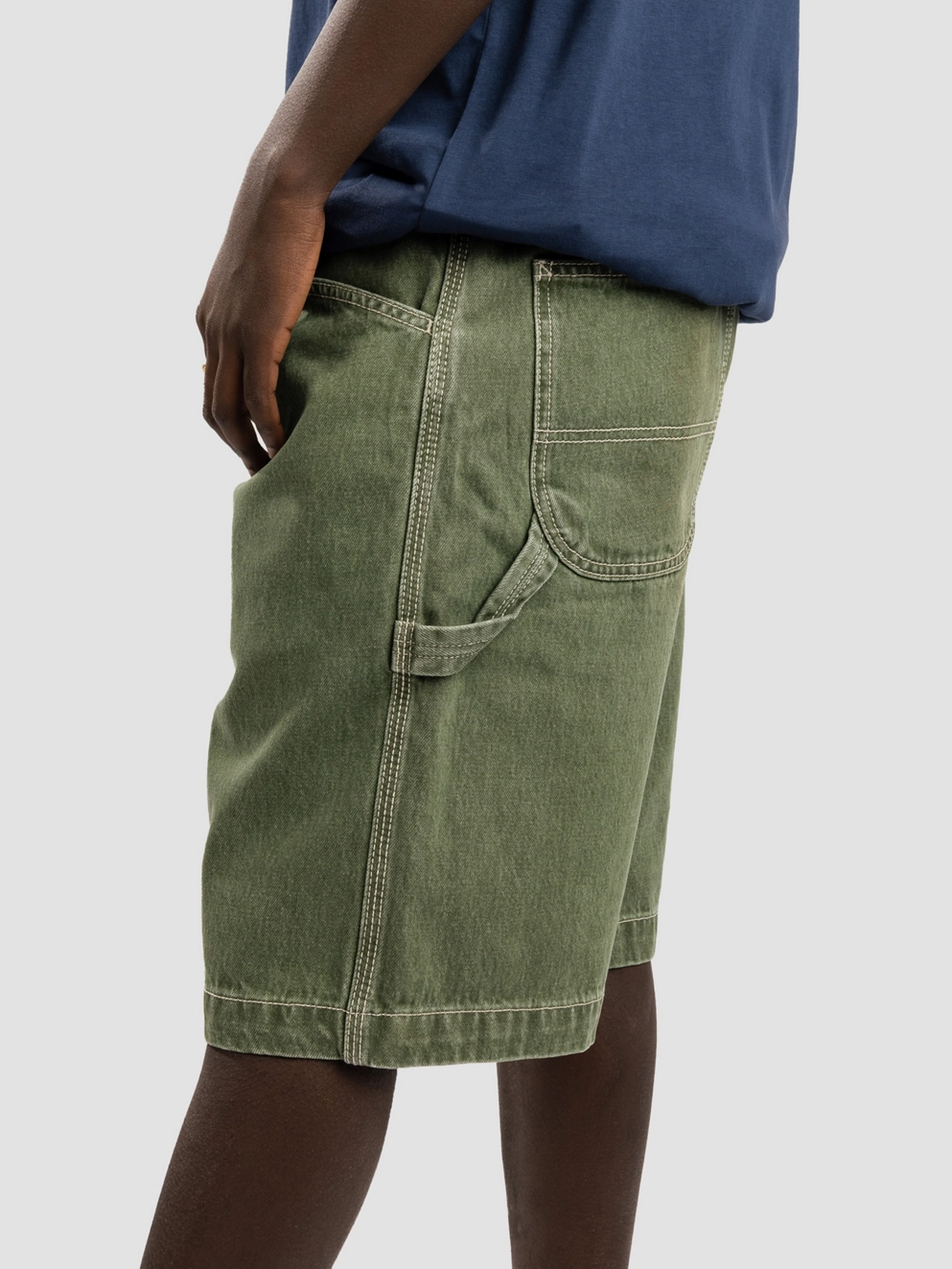 RVCA Chainmail Denim Shorts cactus wash