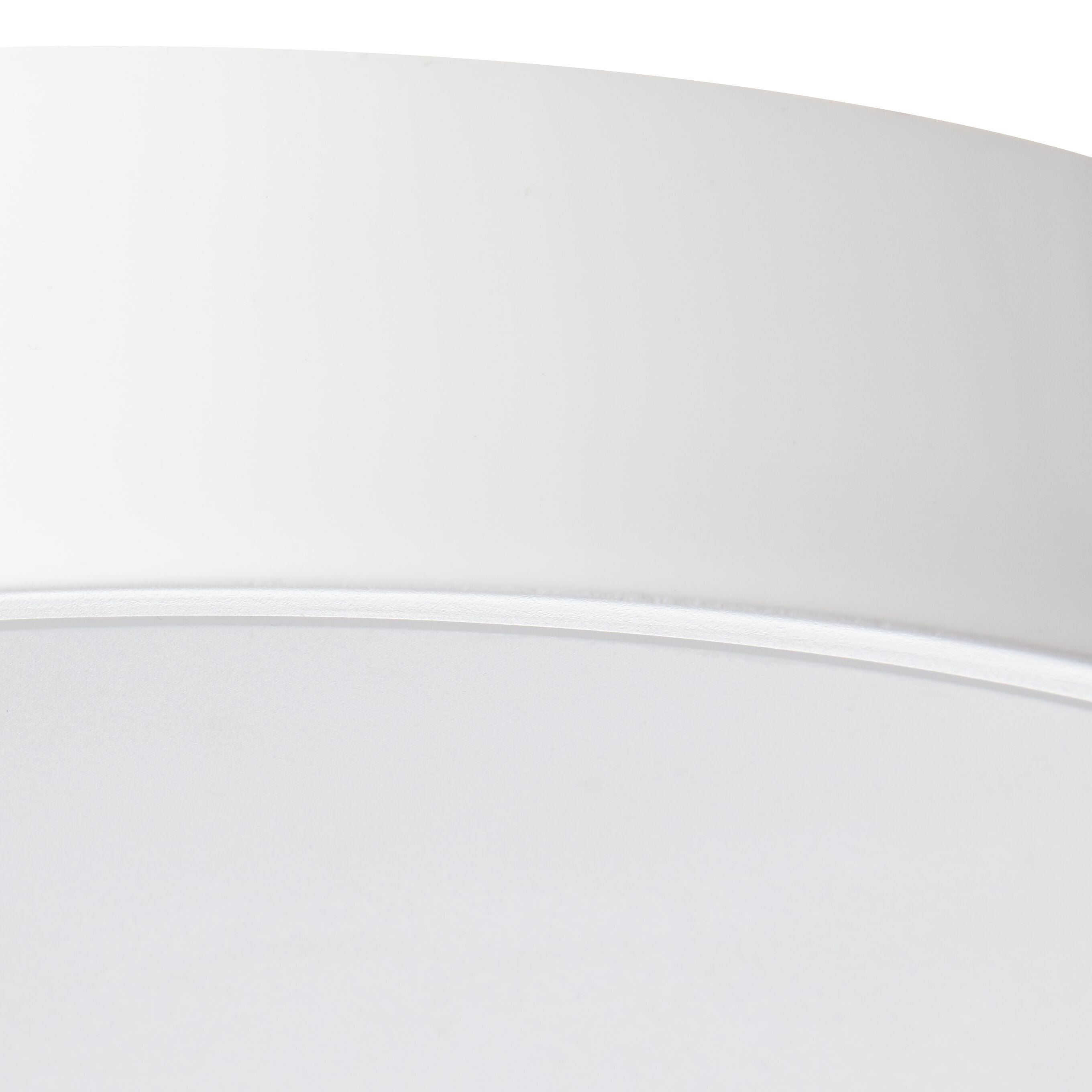 ASTI Wand- / Deckenleuchte - Weiss / H: 4.0 cm x D: 45.0 cm