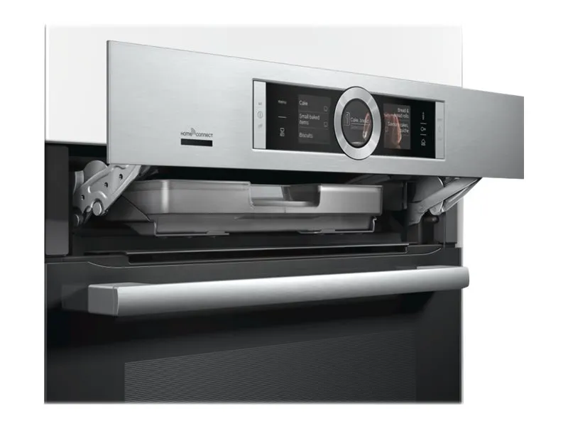 Bosch Serie | 8 HRG6769S6 - Ovn - med dampfunktion - til indbygning - Wi-Fi - niche - bredde: 56 cm - dybde: 55 cm - højde: 58.5 cm - med selv-rengøring - Klasse A - rustfrit stål