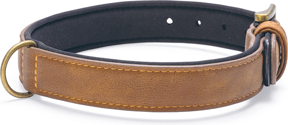 Beeztees hondenhalsband Balacron Ax bruin 36-44 x 2 cm