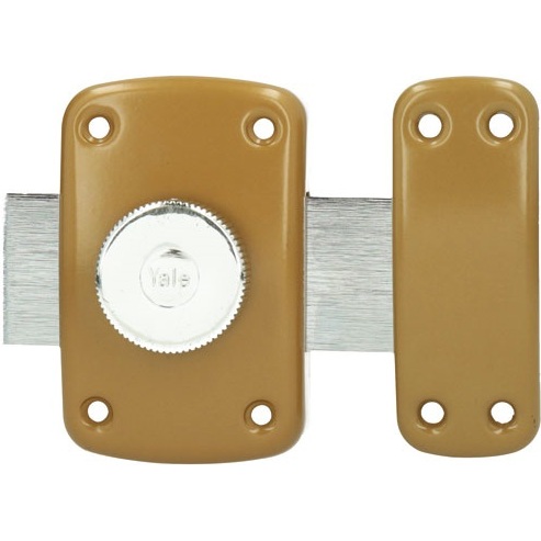 Verrou à bouton et cylindre 5 goupilles - D23 mm - L : 30 mm - 3 clés - mar