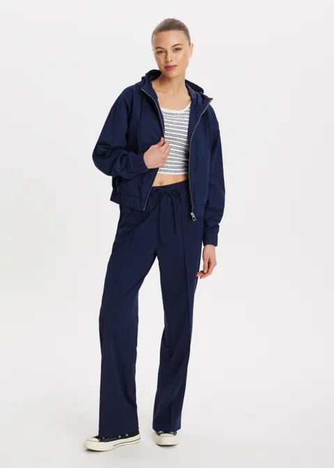Jas met capuchon blauw (BLW.D)