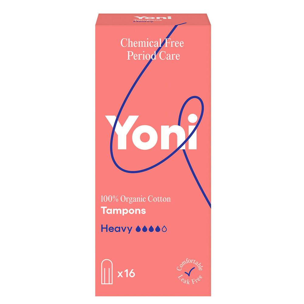 Yoni Biologisch Katoenen Tampons Heavy16 stuks