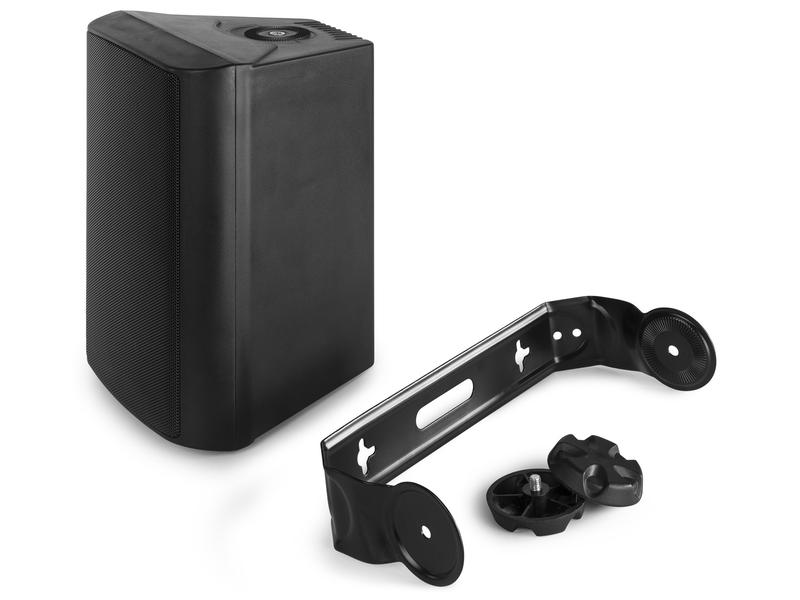 Power Dynamics Installationslautsprecher BGO65 Set Schwarz Wetterfestes Lautsprecher-Paar