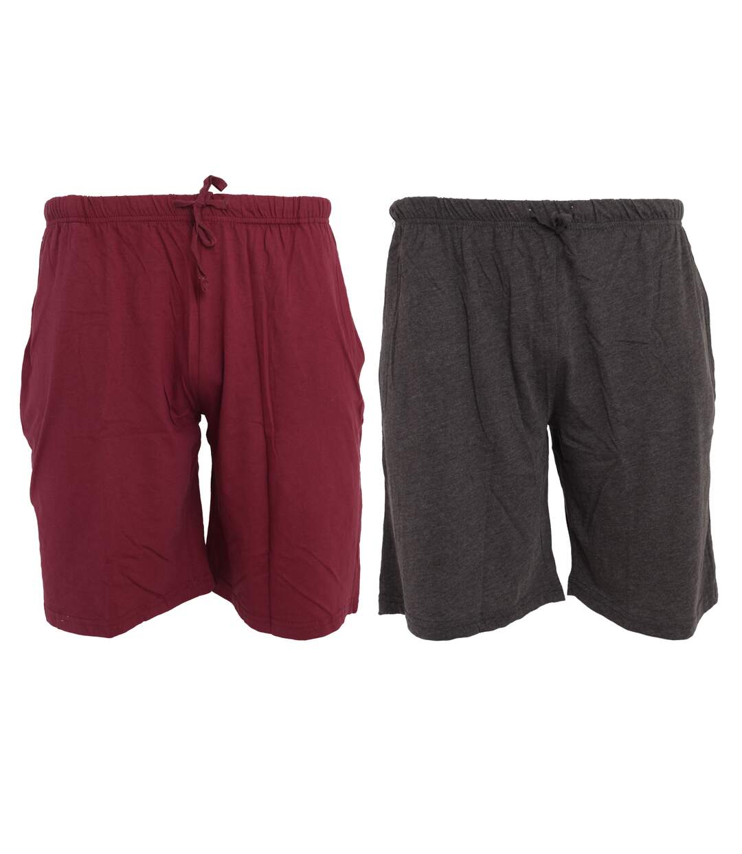 Tom Franks - Shorts - Homme (Bordeaux / Gris foncé Chiné) - UTSHORTS232