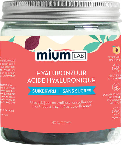 MiumLab Gummies Acide Hyaluronique 42 Pièces