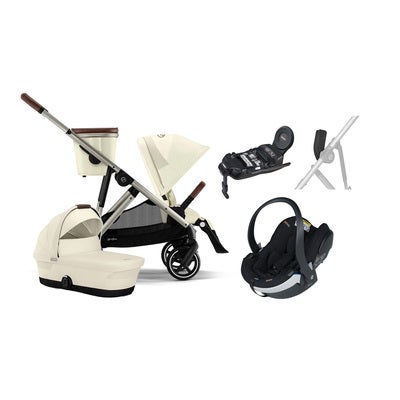 Cybex GAZELLE S Duovogn inkl. BeSafe iZi Go Modular X2 & Base, Seashell Beige/Taupe