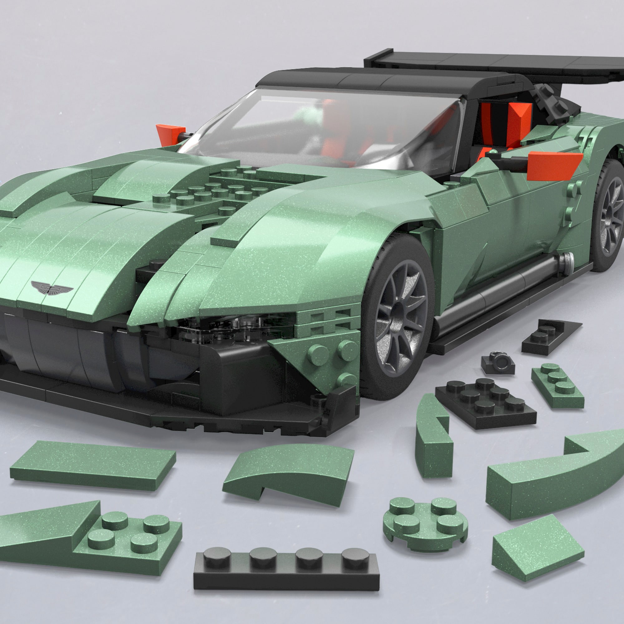 Mattel Konstruktionsspielzeug MEGA Hot Wheels Collector Aston Martin Vulcan