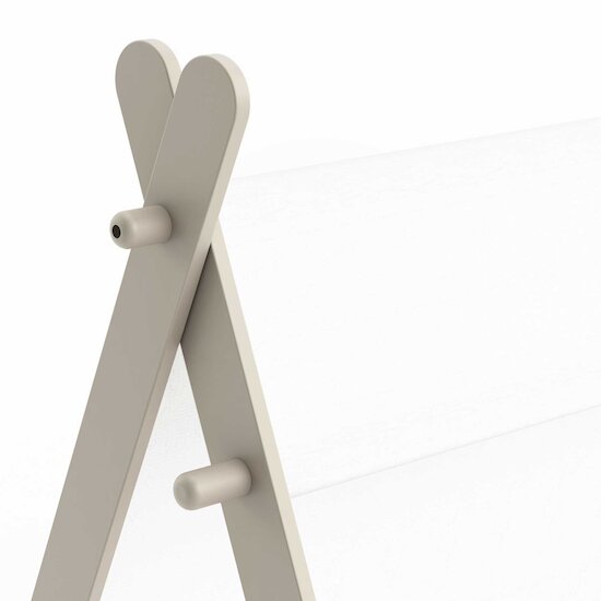 Totem Lit Tipi   Blanc / Beige        90 x 200 cm   de               CBA Meubles