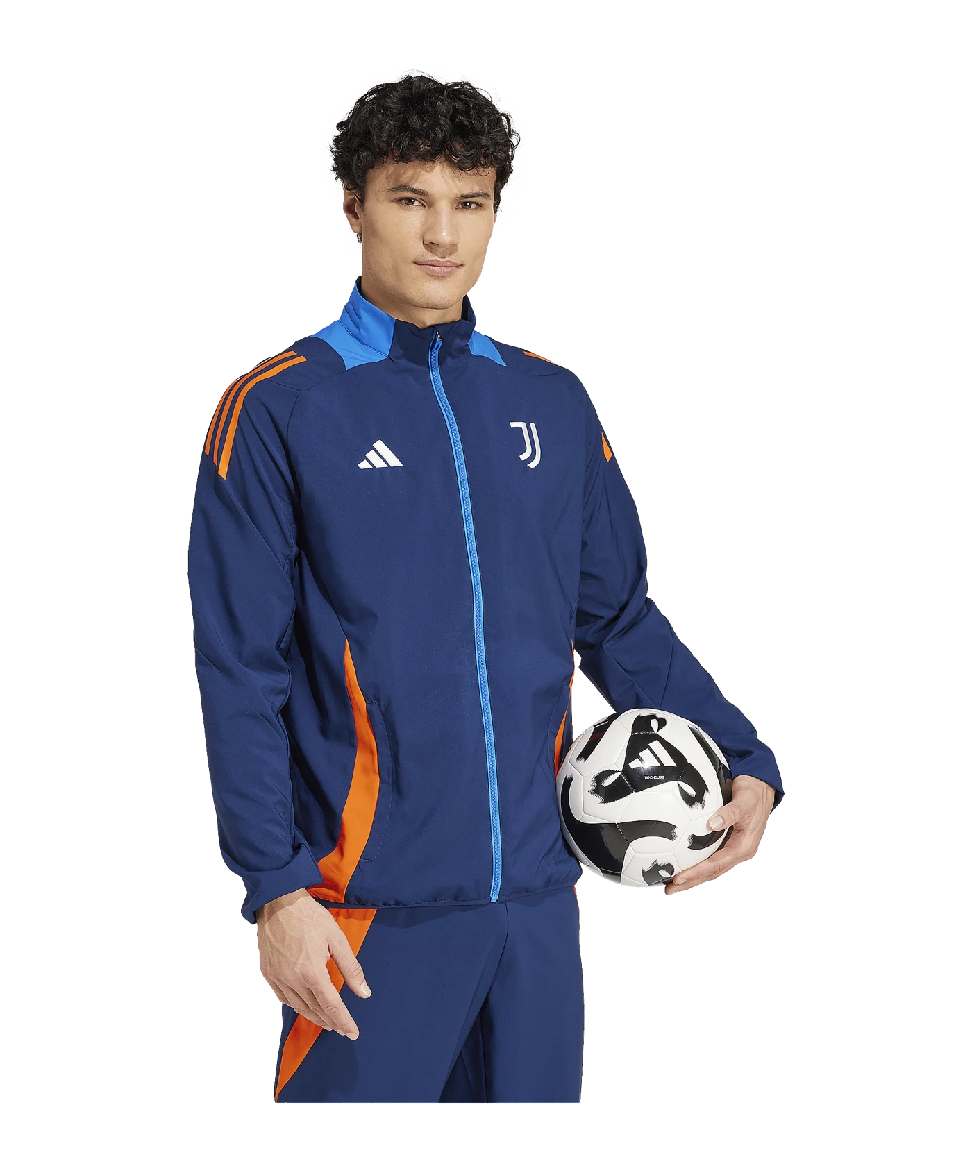 adidas Juventus Turin Prematch Jacke Blau