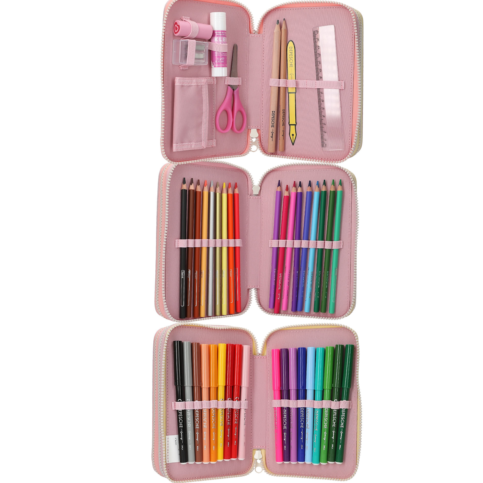 Ylvi 3-vaks etui unicorn