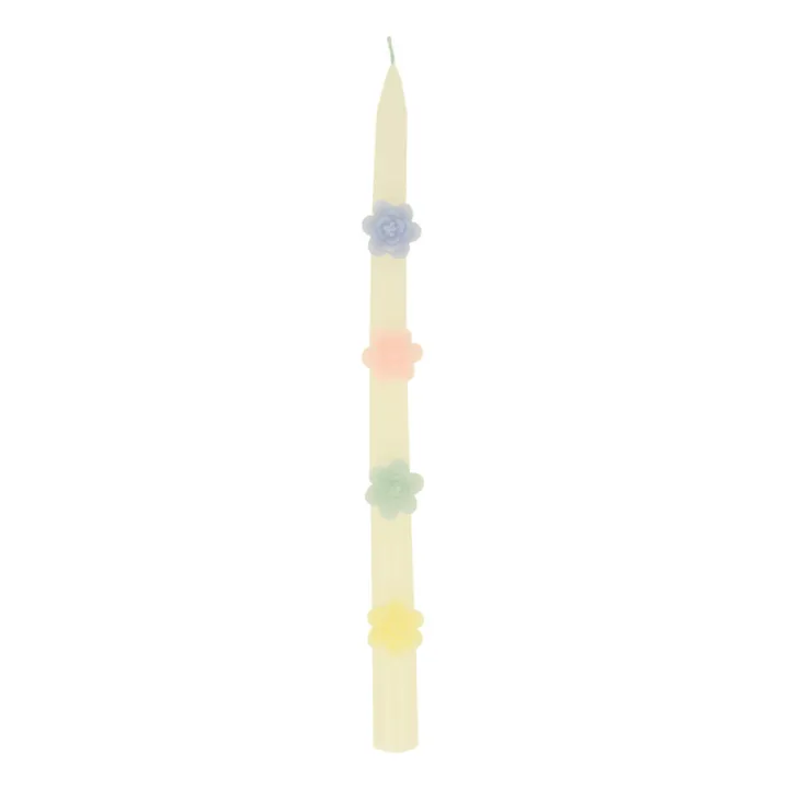 Meri Meri Bougies Fleurs - set de 2 | Pastel