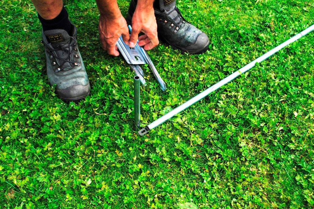 Walker Dreiteiliger Windschutz mit Alu Stangen WS-5