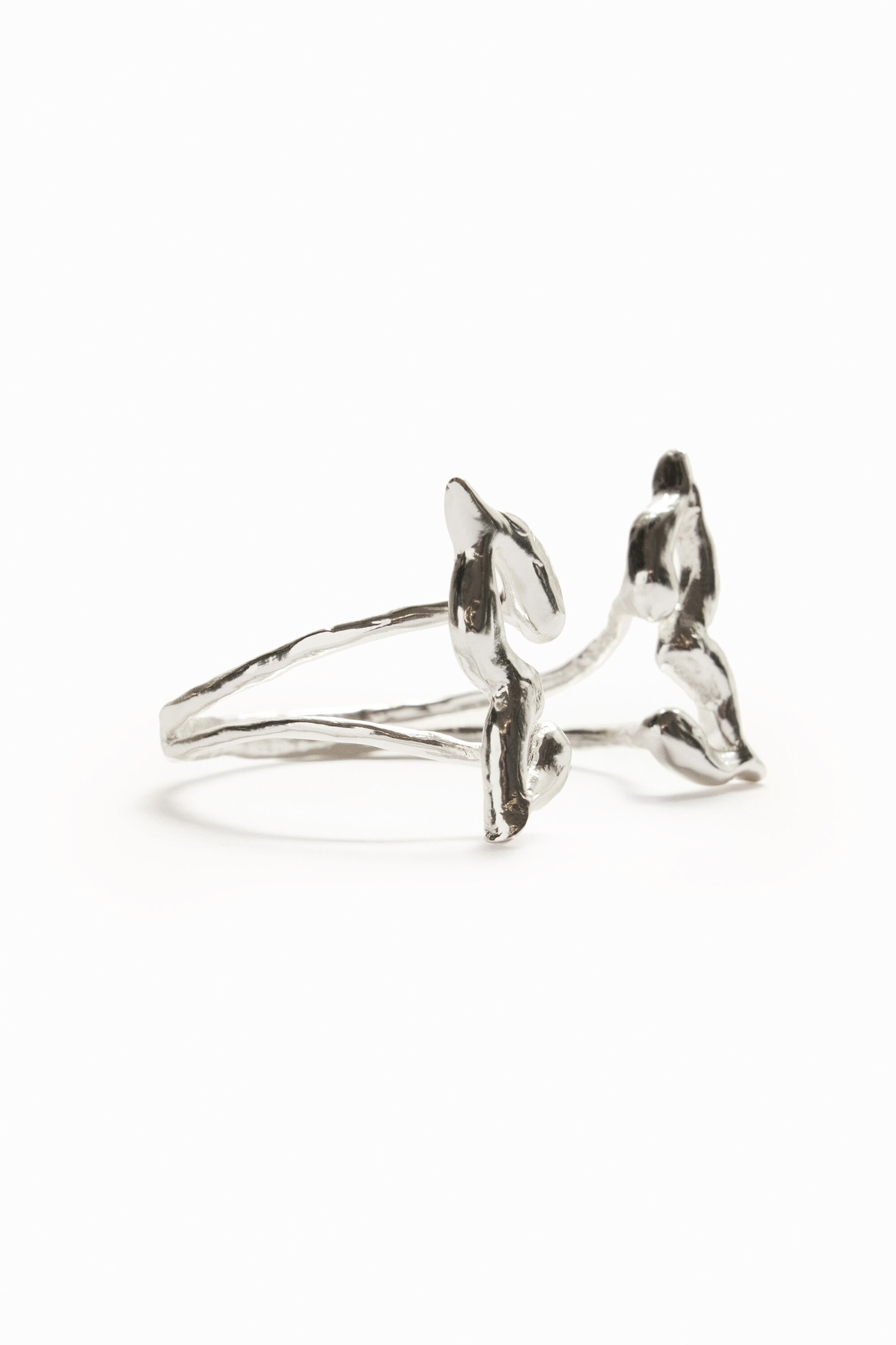 Bracelet papillon plaqué argent Zalio