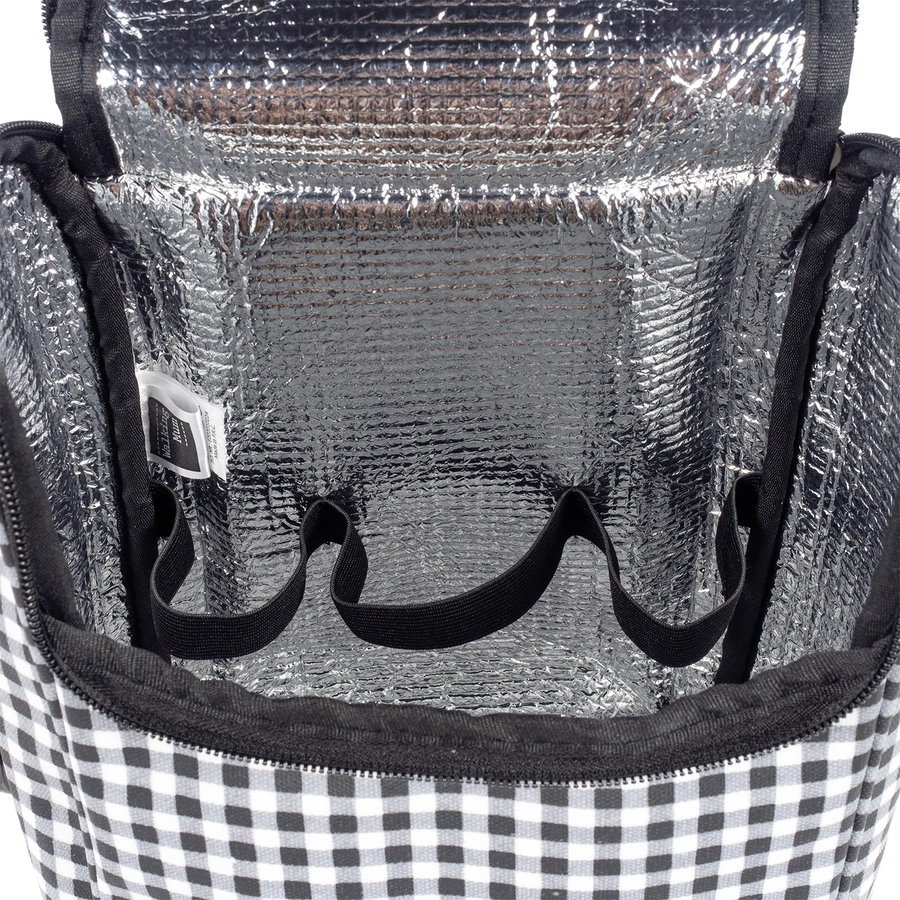 Walking Mum Thermotasche I Love Vichy schwarz