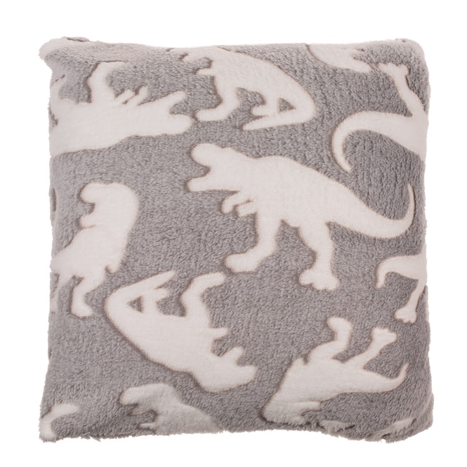 Kissen - Dino - Glow in the Dark - ca. 40 x 40 cm
