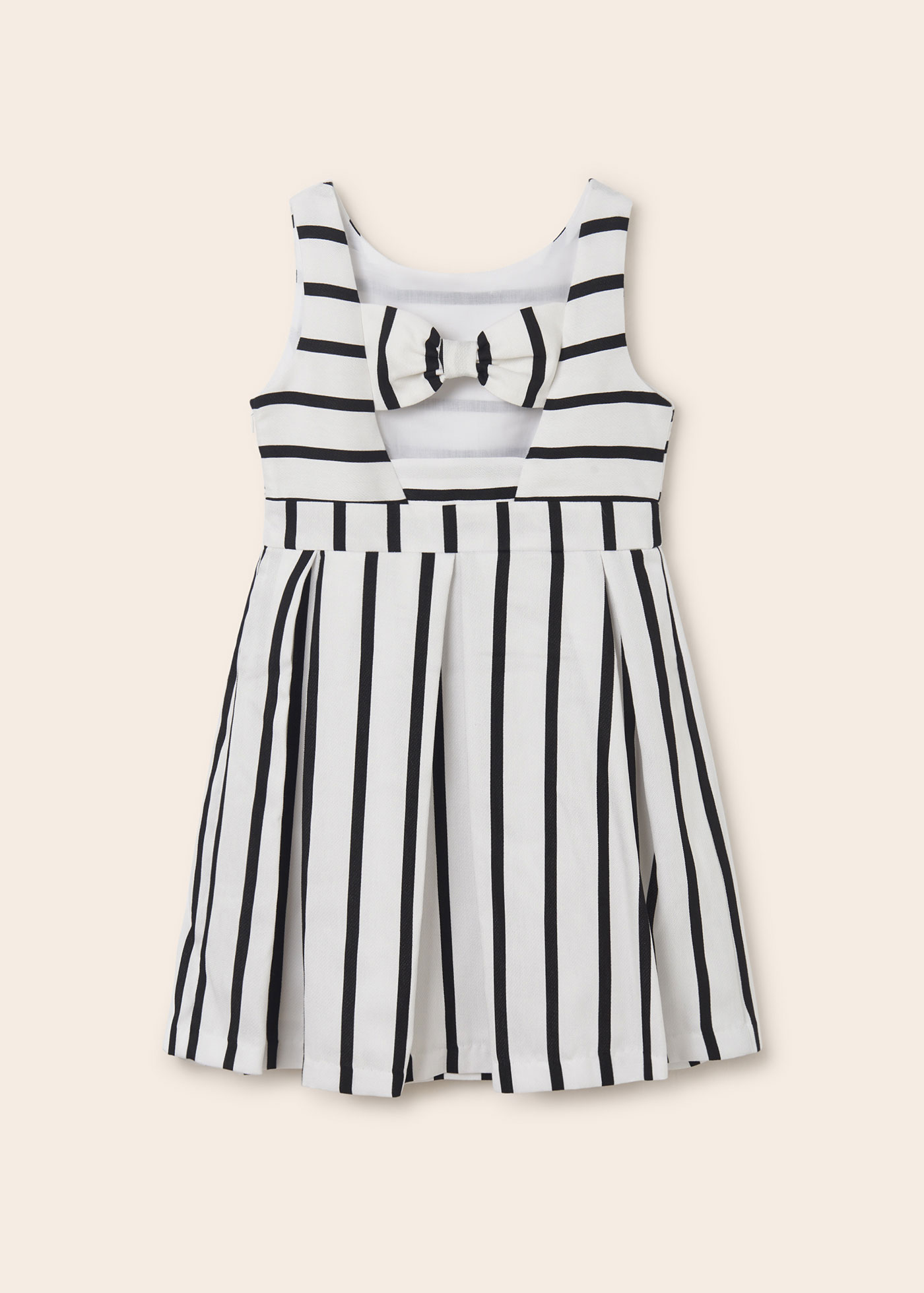 Vestido listrado para meninas