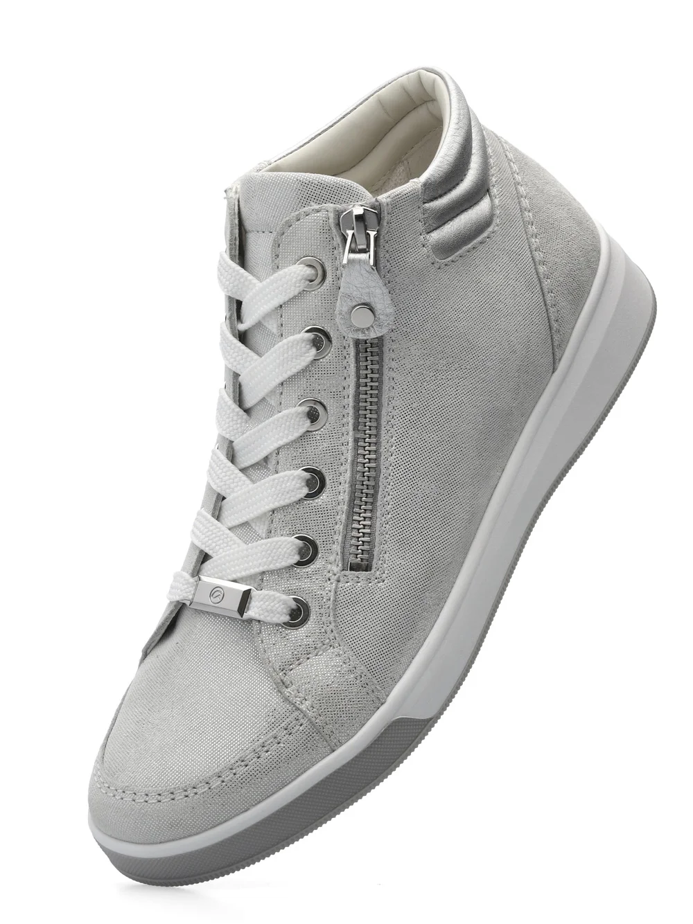 Stiefelette Rom silber
