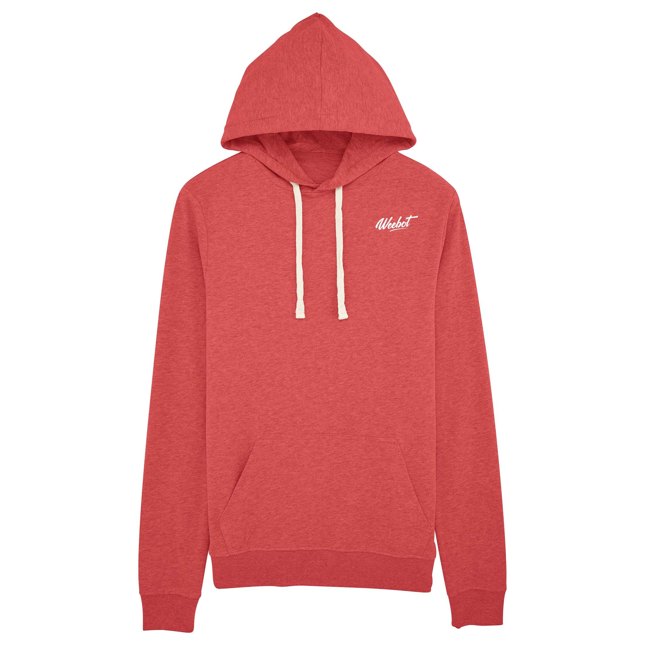 Sweat-Shirt à  Capuche Weebot SUEDE Rouge Logo
