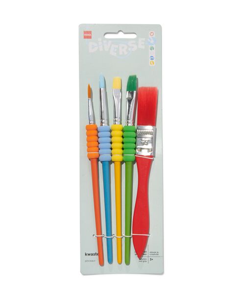 5 pinceaux