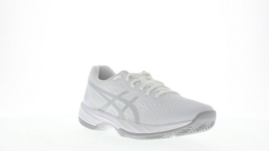 ASICS Padelschoen Tennisschoen Gel Game 9 Dames Wit Zilver