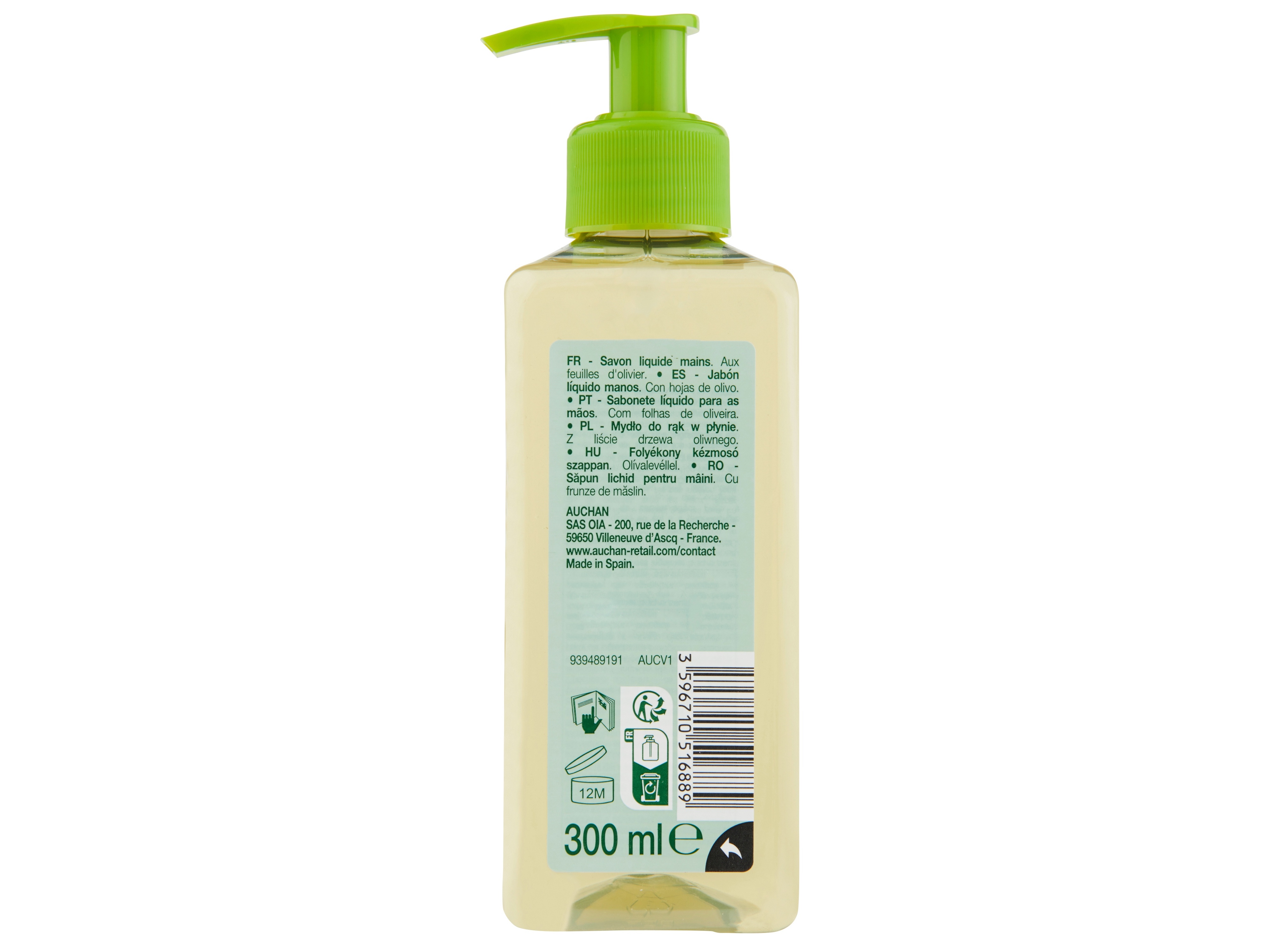 SABONETE LÍQUIDO COSMIA BIO AZEITE 300ML