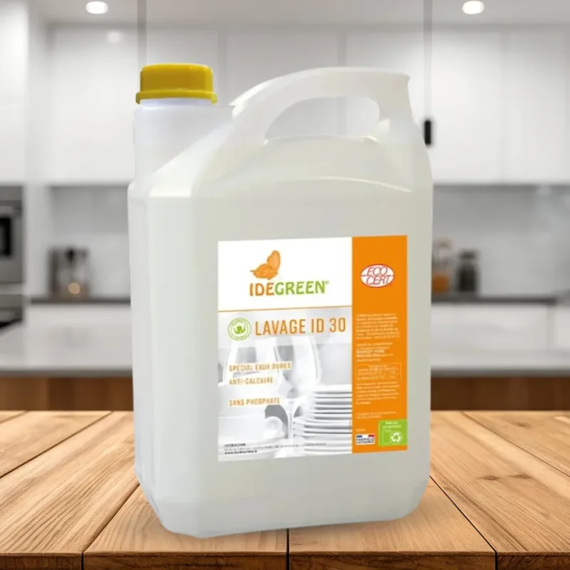 IDEGREEN - Détergent liquide vaisselle lavage machine ID 30 - 5L