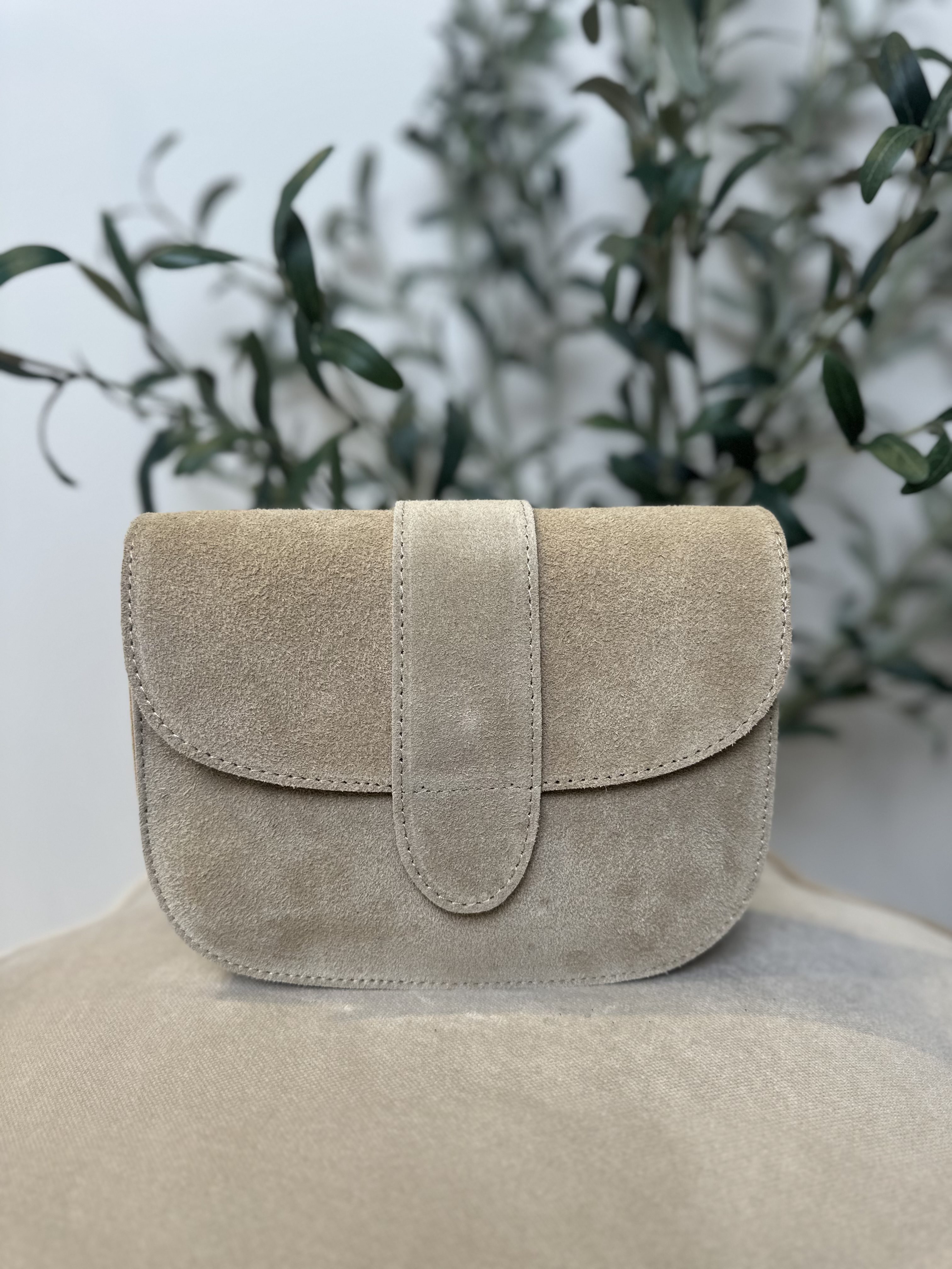 Maan Bag - Suede Zand
